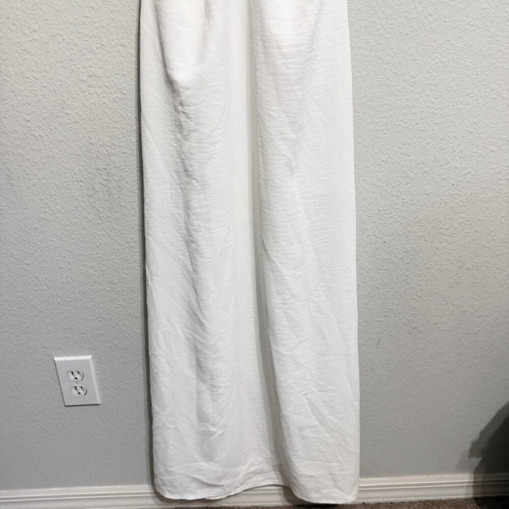 NWT Rumer Lunar Cutout Maxi Dress Size S Rare Sample White Gold Hardware Resort - Picture 8 of 11